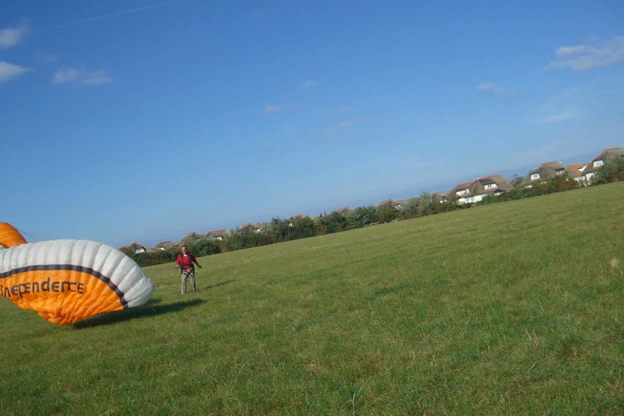 Paragliding scherm