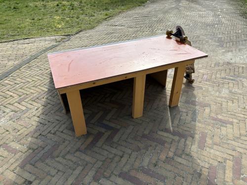 Skateboard quarter pipe, half pipe, lxbxh 170x123x60 cm