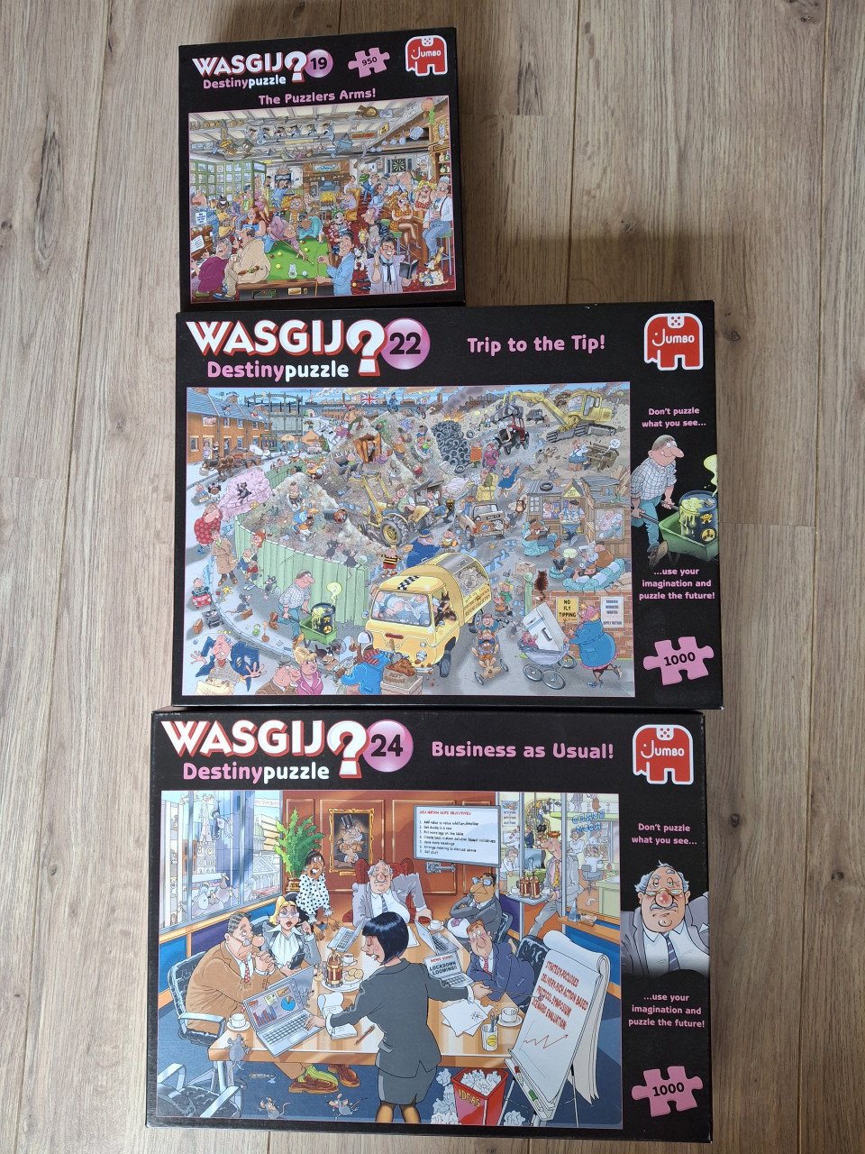 Veel WASGIJ en VAN HAASTEREN puzzels en anderen