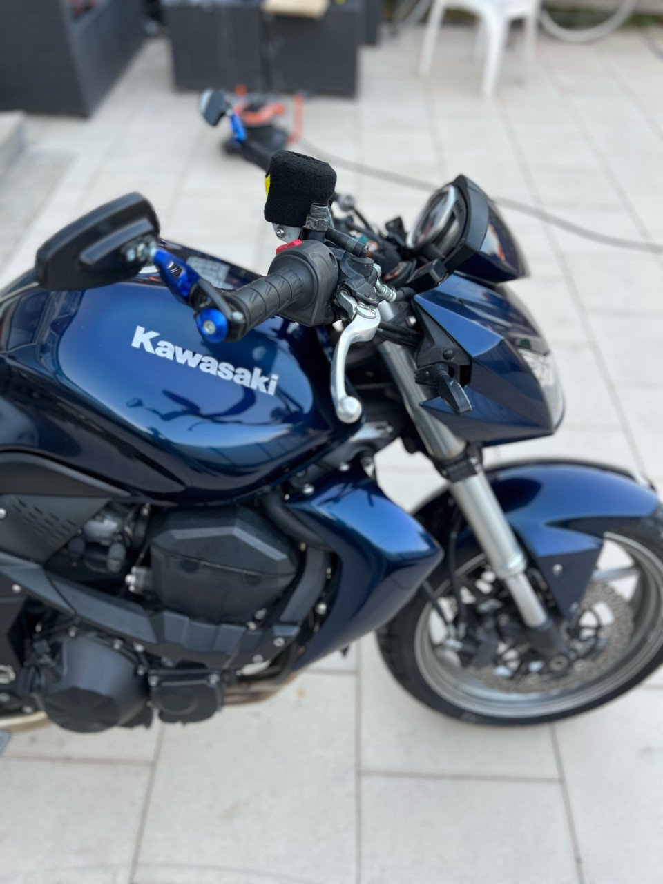 Kawasaki z750 Blauw 2008