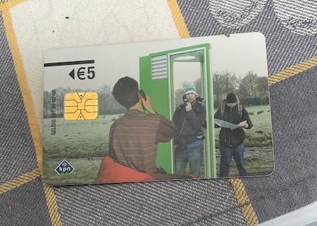 Decoratieve telefoonkaart  voor verzamelaar ?
