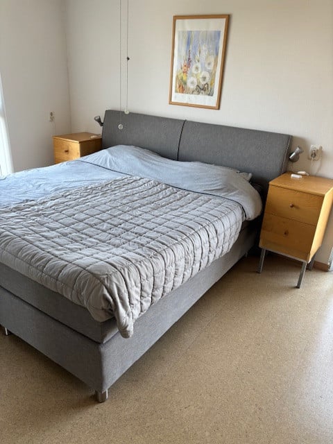 Bed met topper