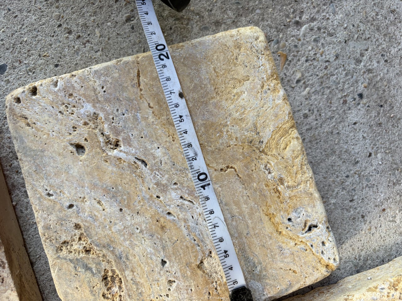 Authentieke Travertin natuursteen tegels 20x20