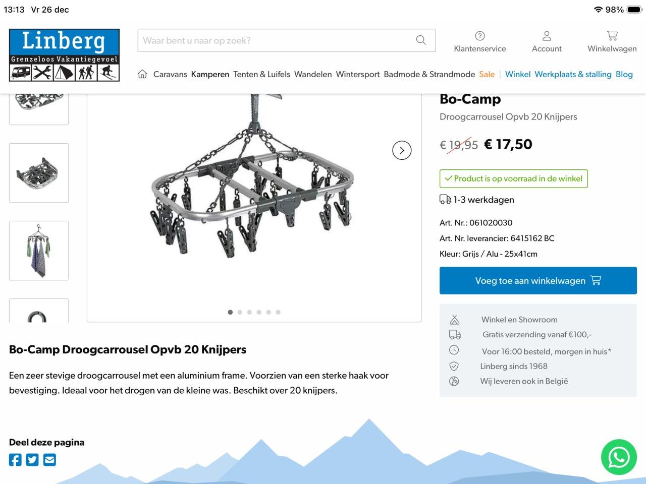 Droog carrousellen 2x