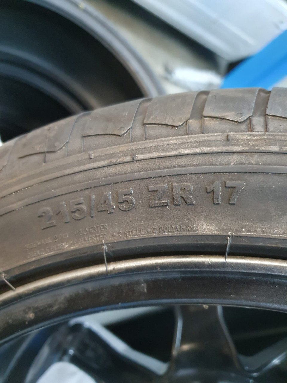 Sportvelgen 17 inch met goed banden