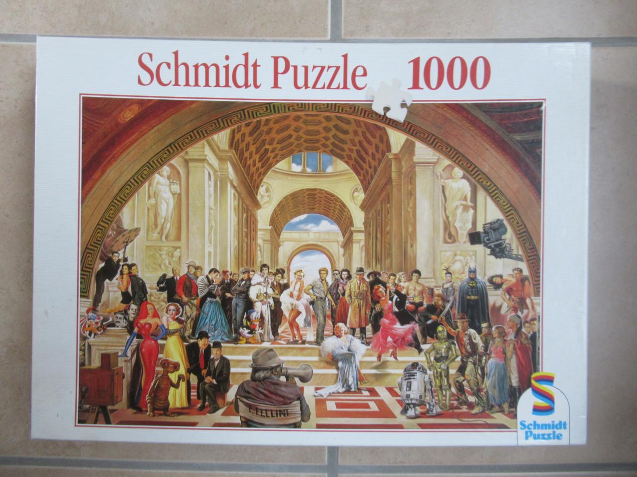 Mooie volledige puzzel van 1000 stukjes, zo goed als nieuw