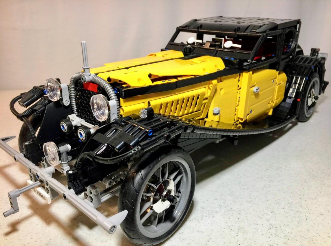 Mould King Bugatti T50 (13080) - vergelijkbaar met Lego Technic.