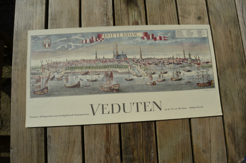 Klein postertje 18e eeuws Rotterdam