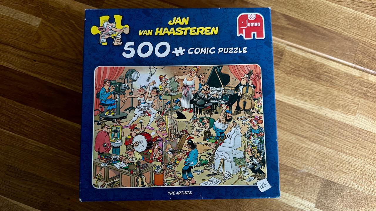 Jan van Haasteren ‘the artists’ 500 stukjes