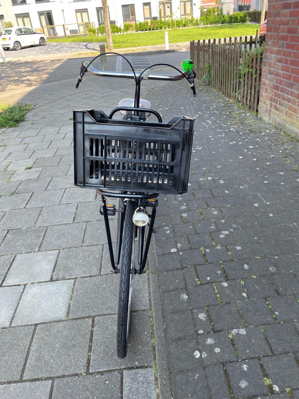 Damesfiets/ transport.