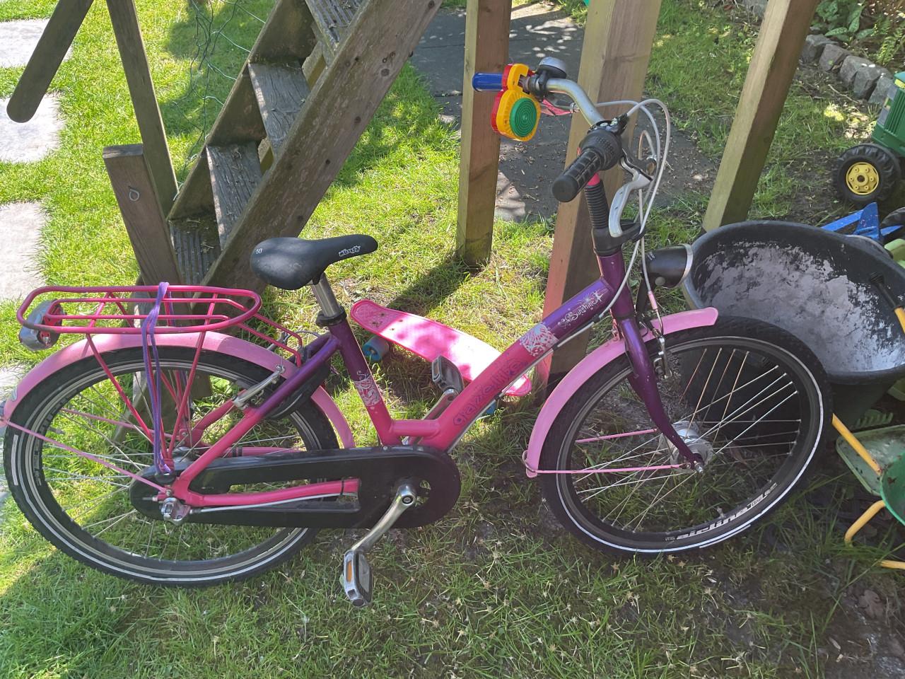 Meiden fiets 24 inch leeftijd 7/8 jaar