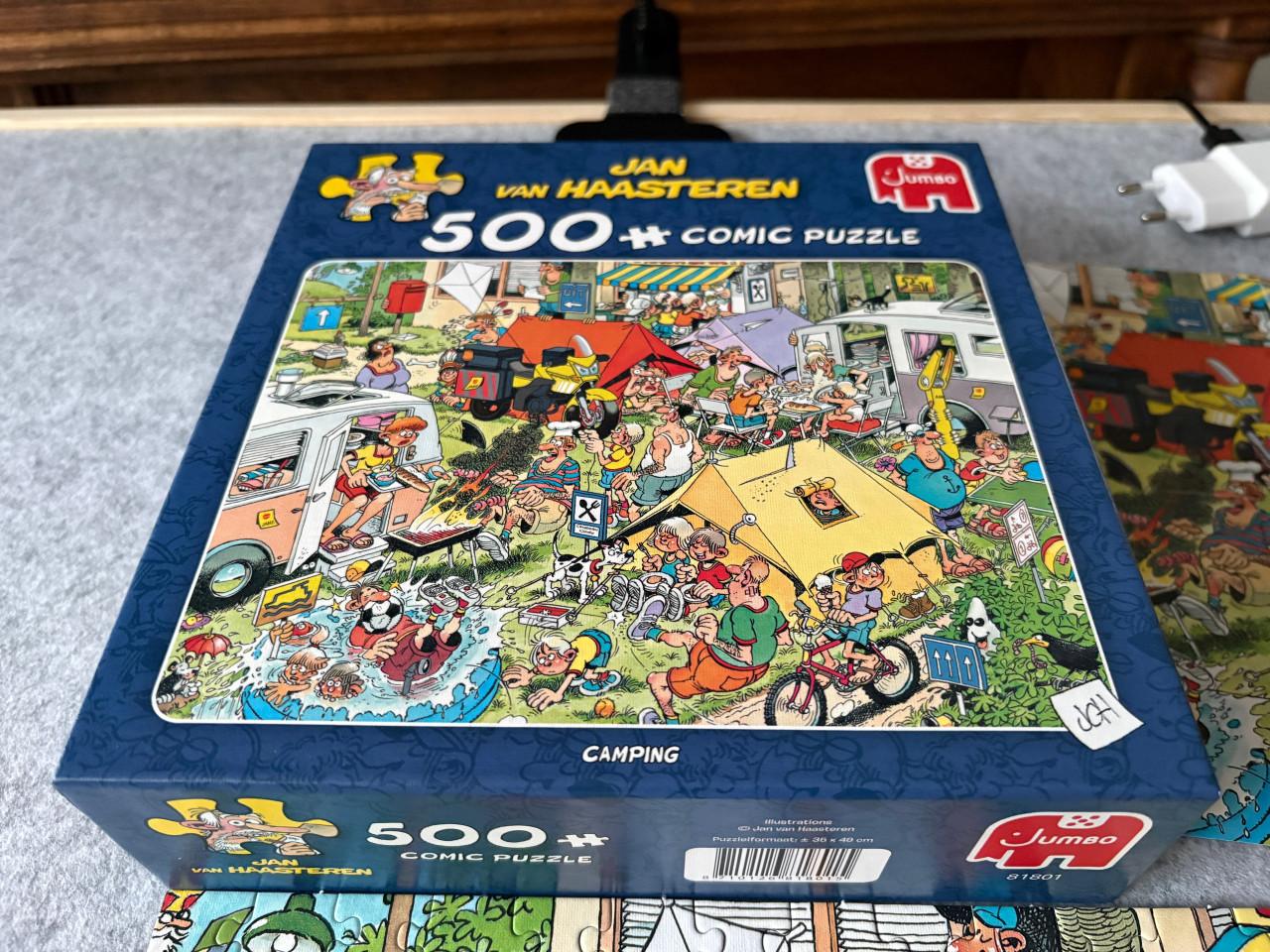 Puzzels oa  andre van duin en jan van Haasteren ook WasGij