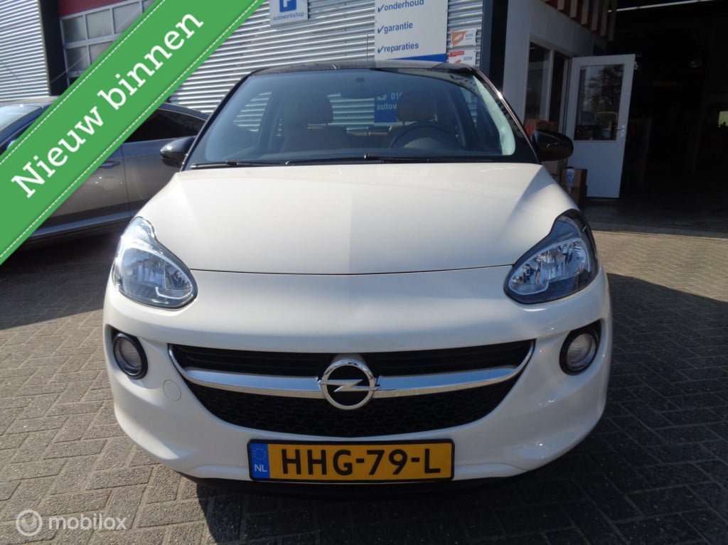 Opel Adam 1.4 74kw glam/airco/pdc/17'' lm velgen/bi color/half leer/special