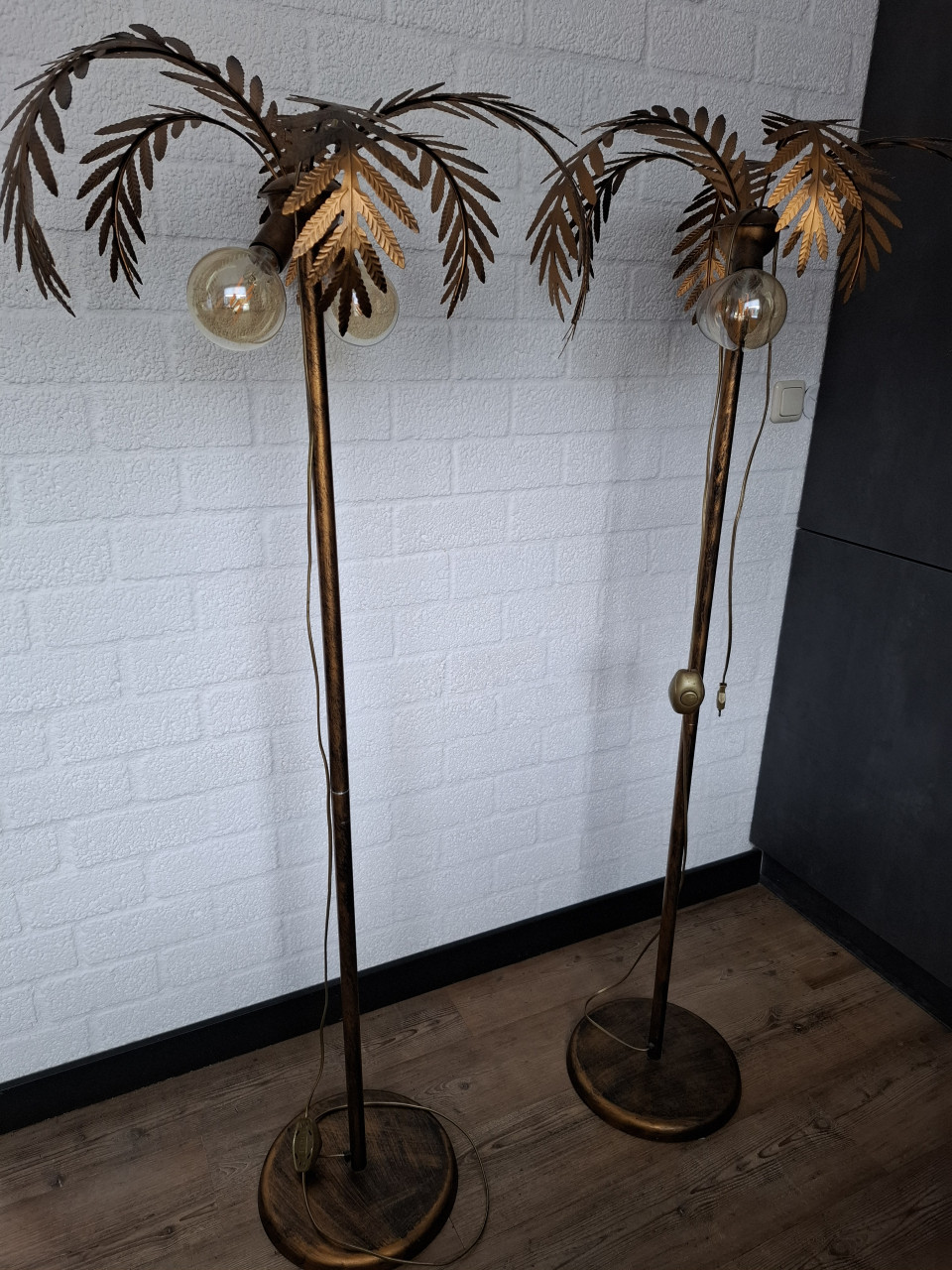 Set prachtige vloerlampen