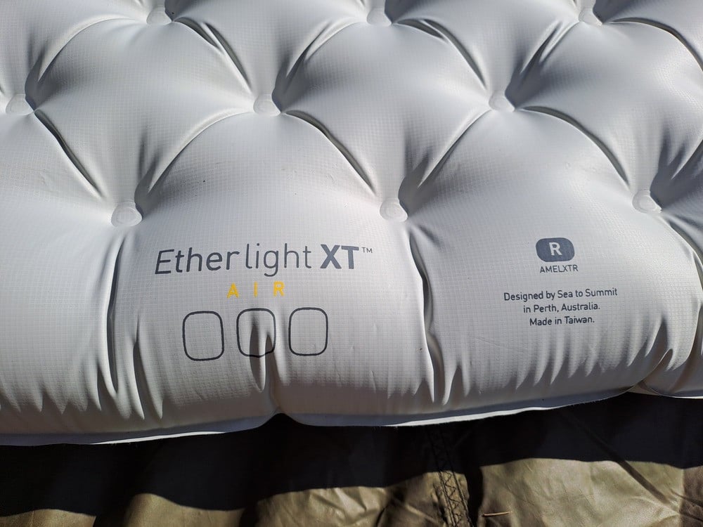 Opblaasbare slaapmat Sea to Summit Ether Light XT regular