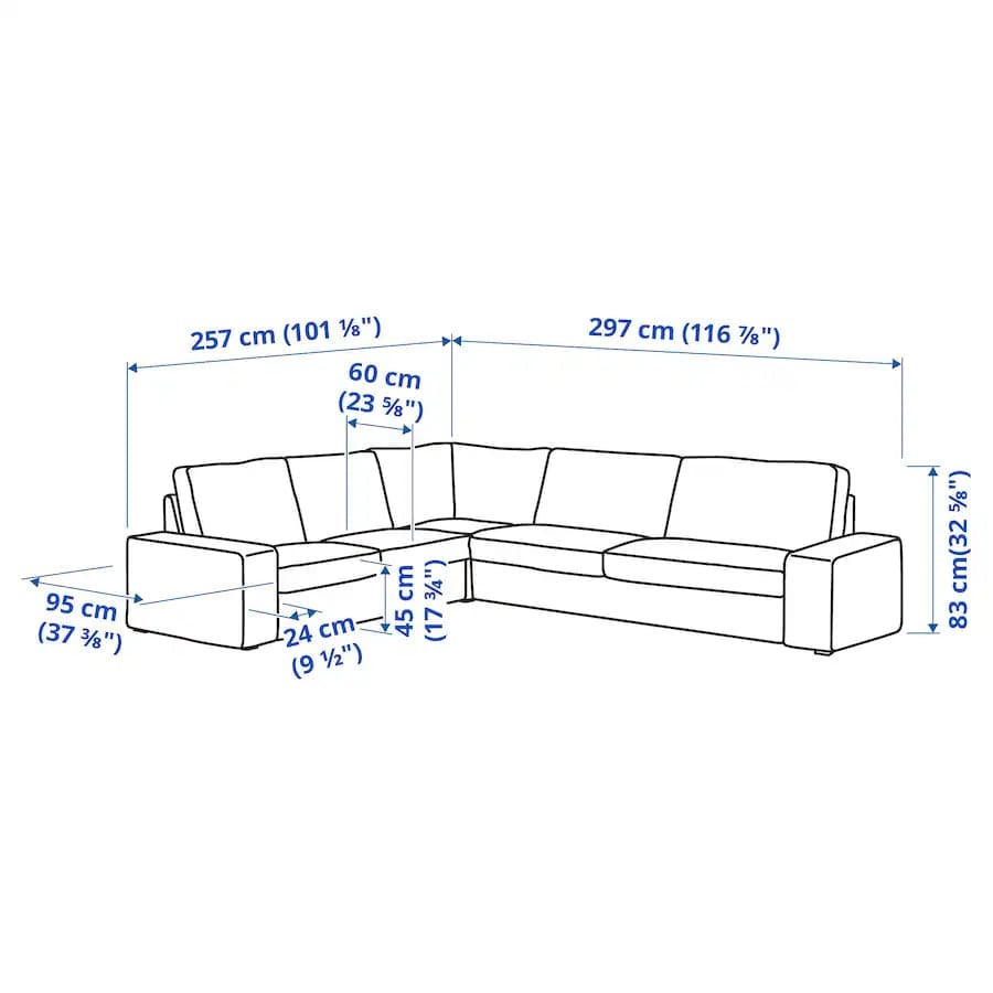Hoekbank Ikea Kivik