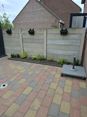 Schutting 10 meter beton