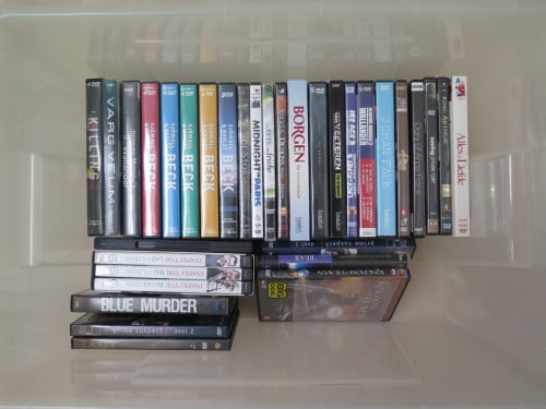 Een tas vol dvd's