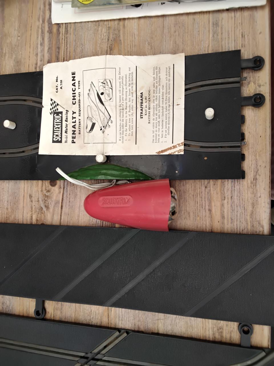 Partij 60er jaren Scalextrix racebaan