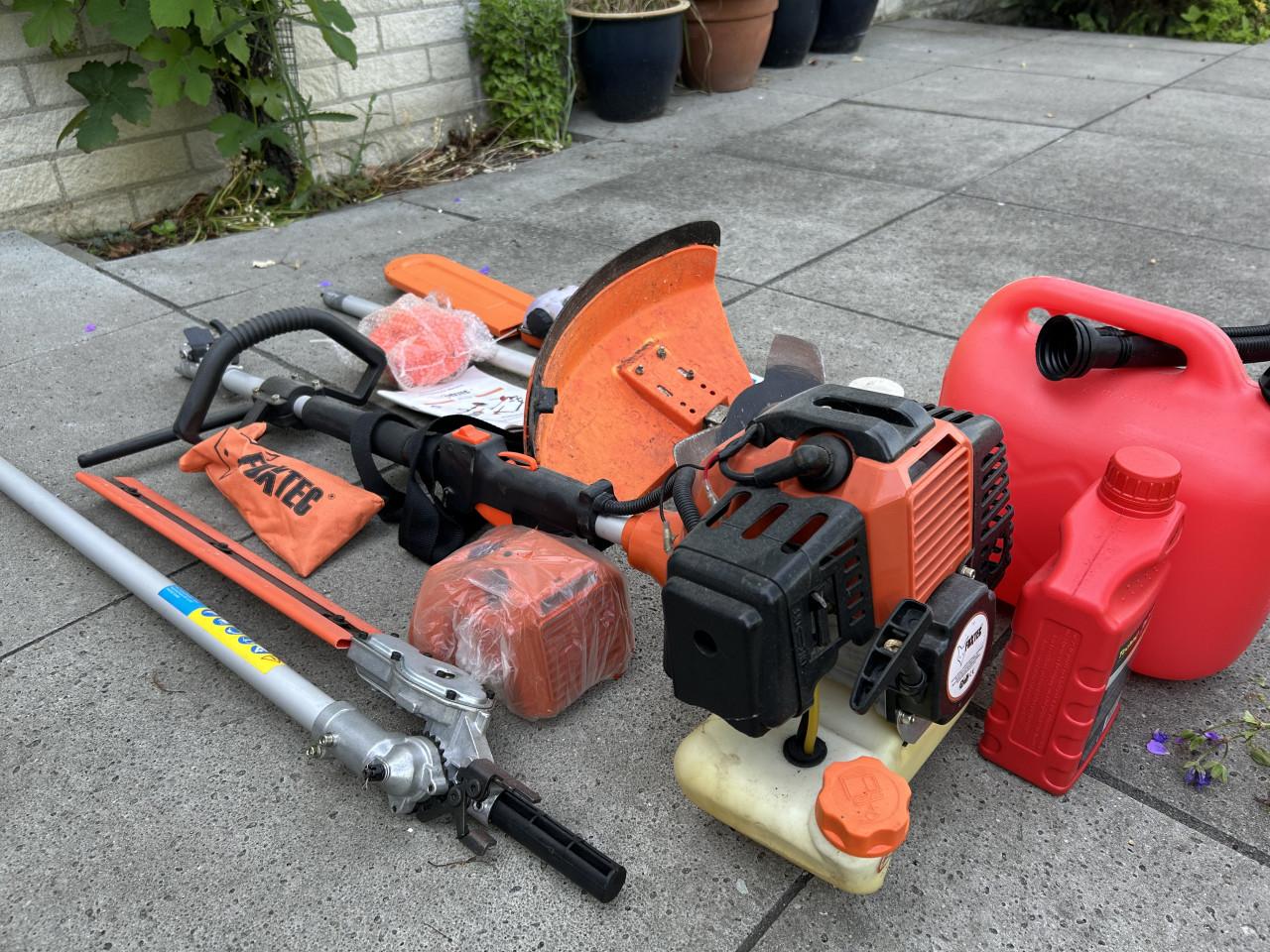 Tuin multitool benzine 5 in 1 fuxtec
