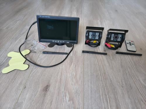 Achteruitrijcameraset voor caravan/camper/vrachtwagen