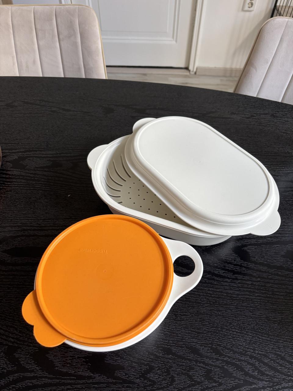 Tupperware bak en frietbak