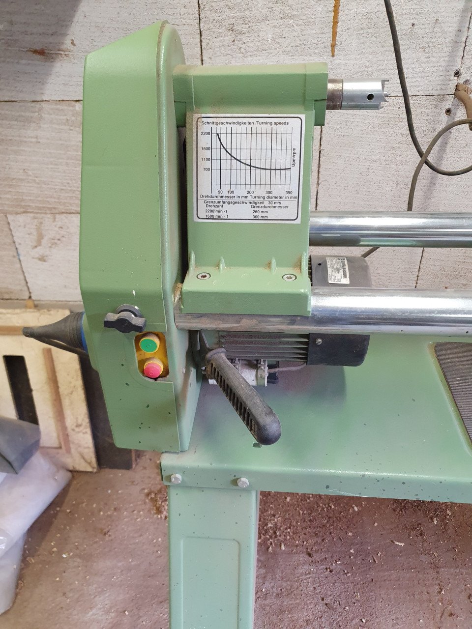 Houtdraaibank Elektra Beckum EDM 1000