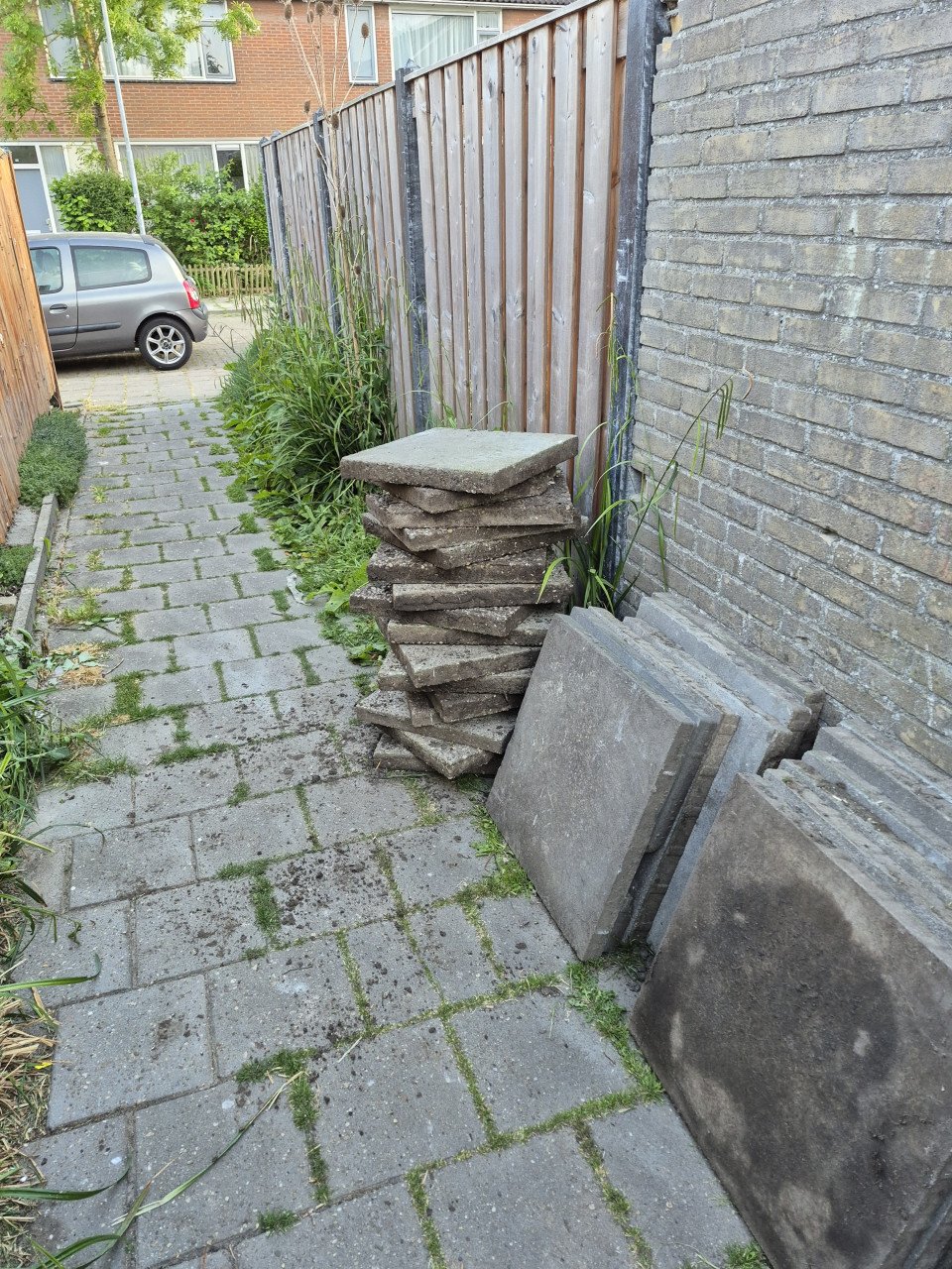 Gratis tuin tegels