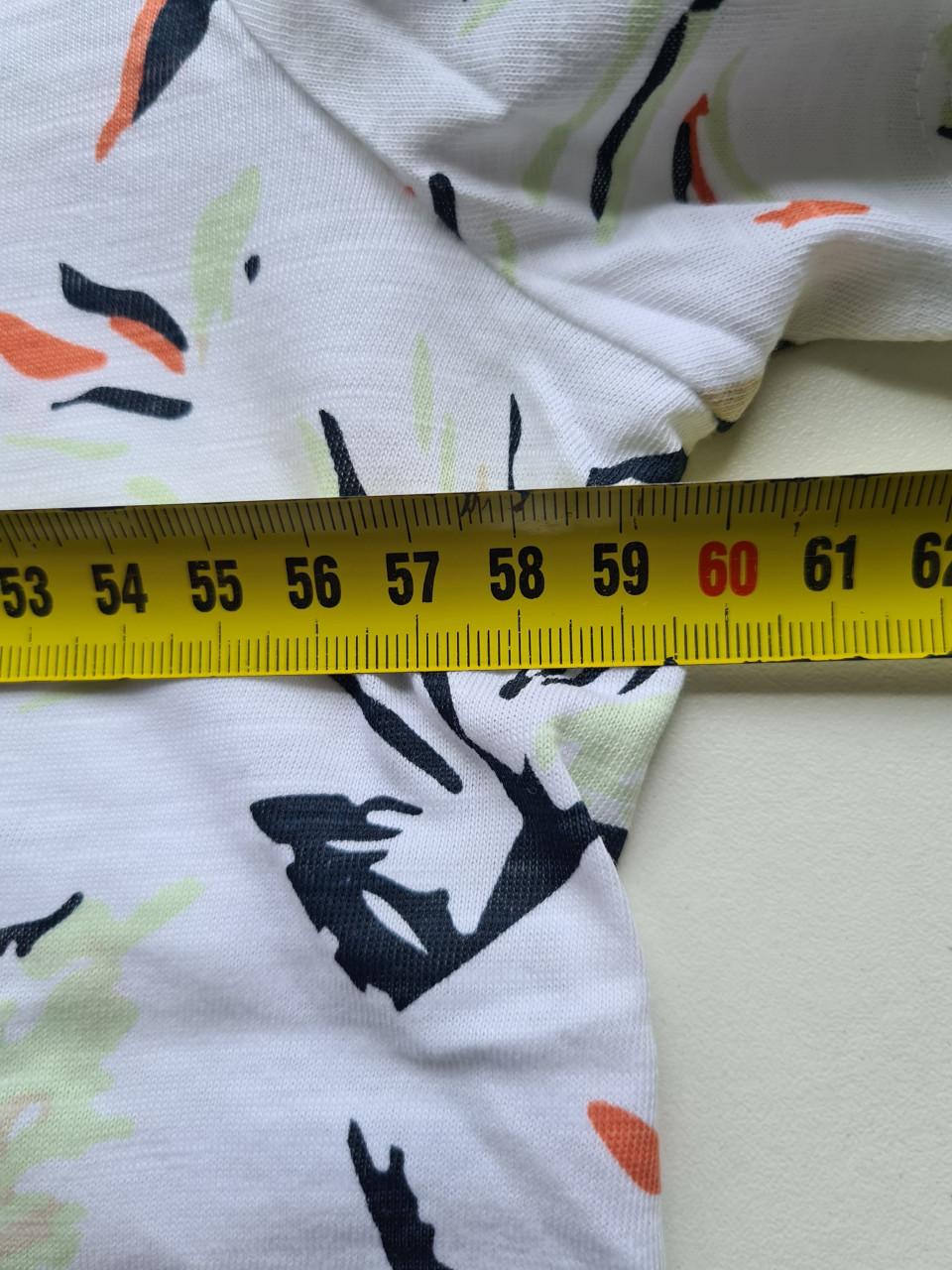 Nieuw Tom Tailor wit , bedrukt T-shirt  Maat XXL