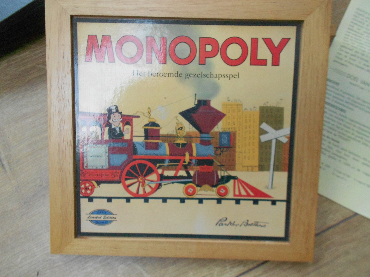 Monopoly limited edition houten doos versie Parker brothers
