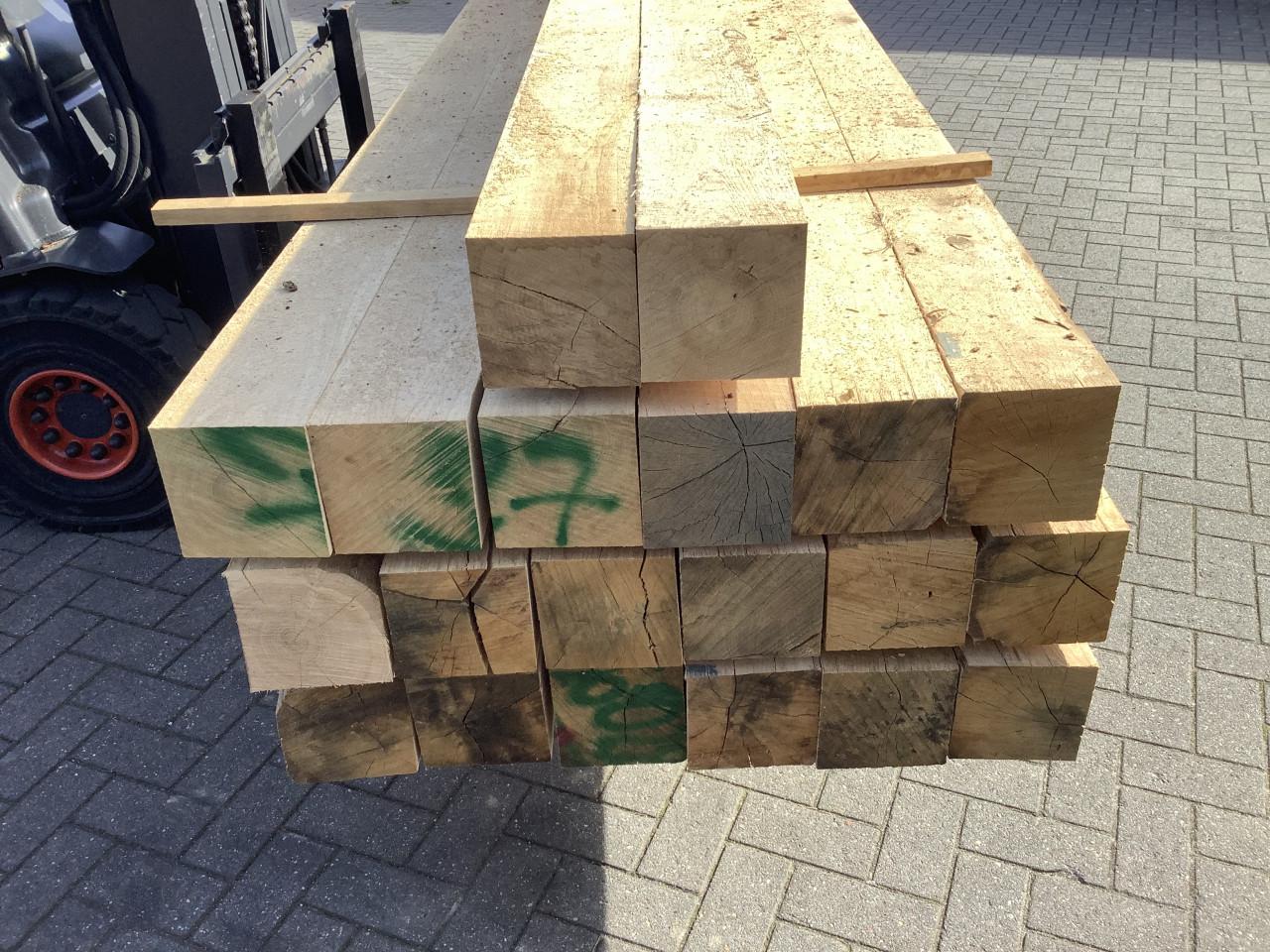 Nieuwe Eiken balken 15x15x300cm