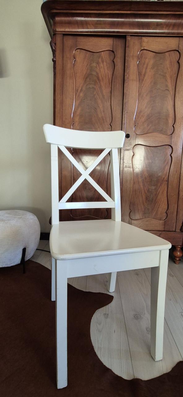 Ikea stoelen, 4 stuks, wit