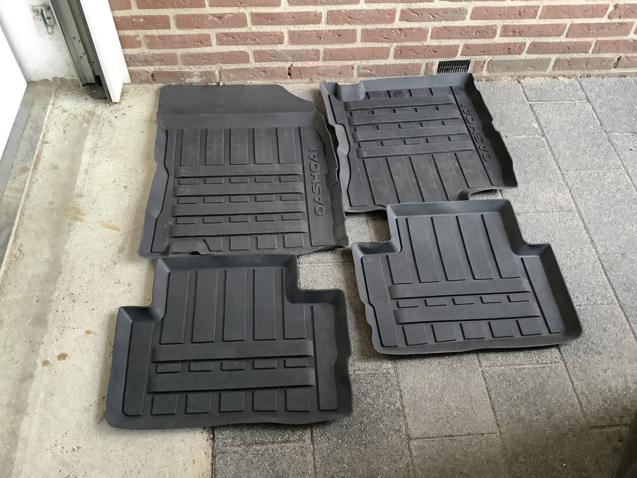 Rubberen vloermatten Nissan Qashqai