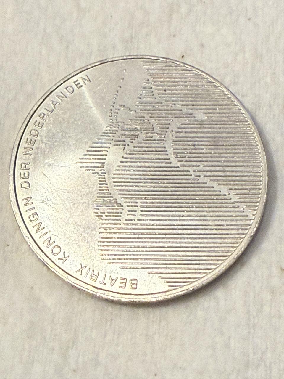 Nederlandse zilveren vijftig gulden munt uit 1984