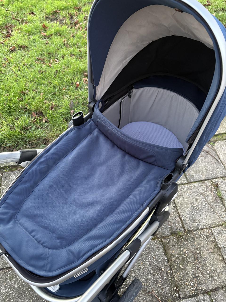 Kinderwagen - Joolz Geo Parrot Blue + verschillende accessoires