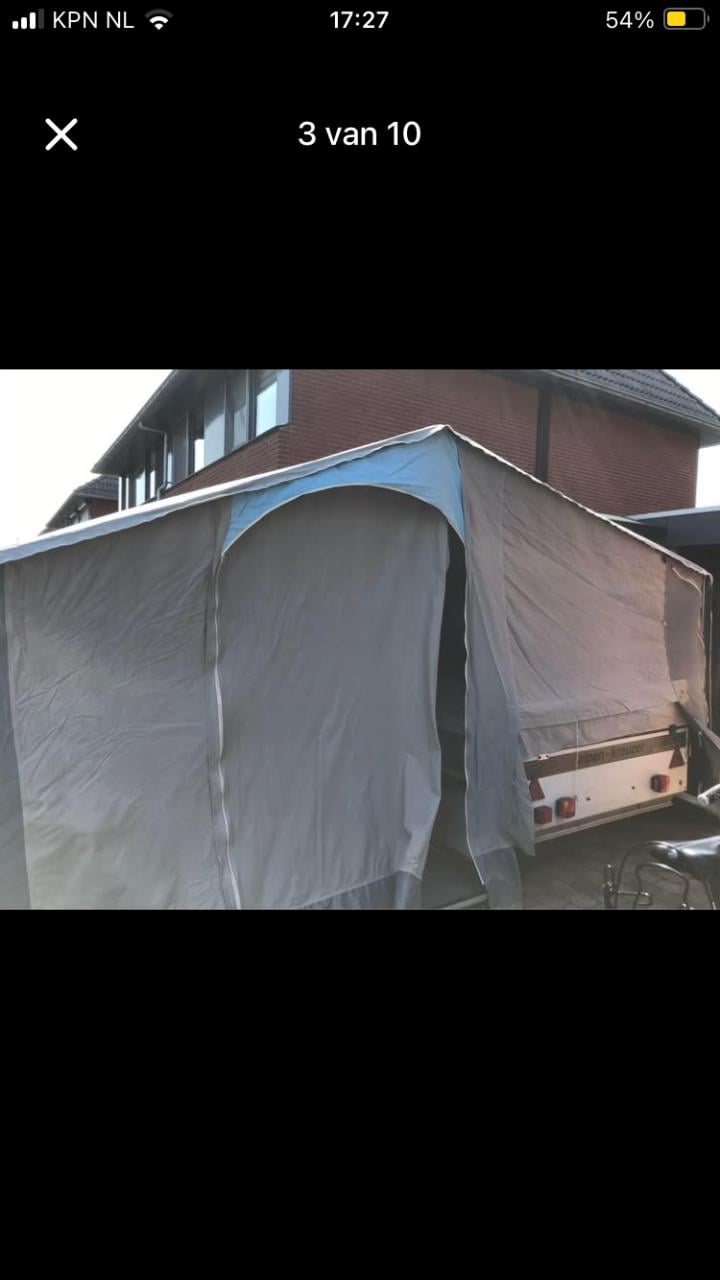 Vouwwagen ALPHEN KREUZER met voortent, luifel en keuken!!