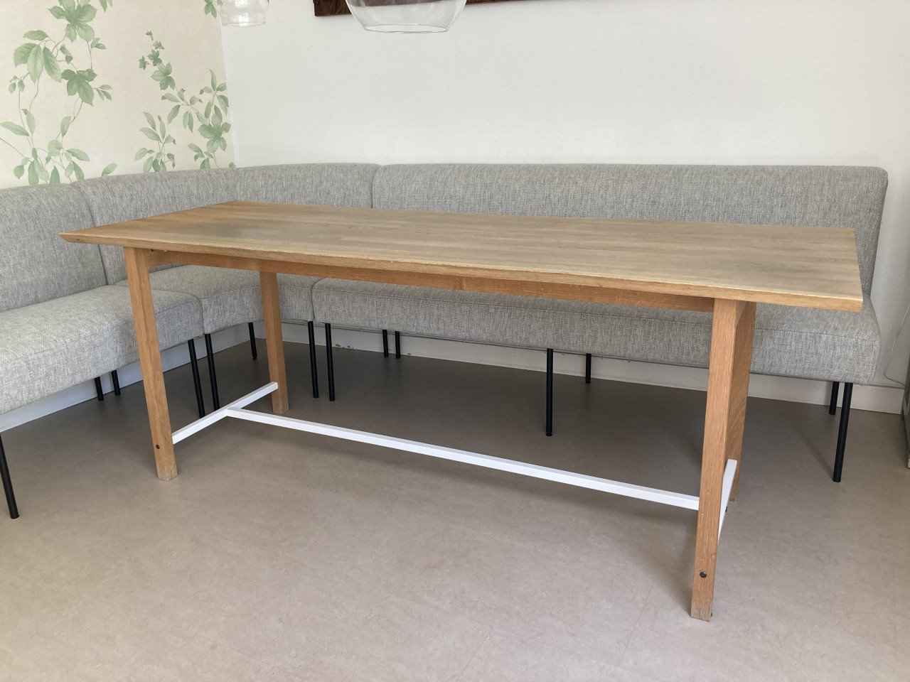 Eettafel licht eiken