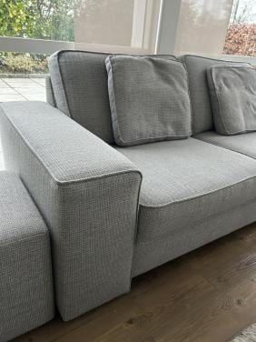 Bankstel 2 & 2,5 zit + poef evt. met bijpassende Salontafel