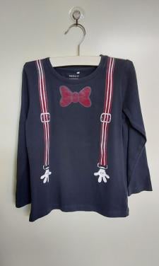Donkerblauwe longsleeve van het merk Name it in maat 98