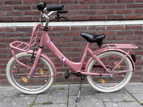 Roze meisjesfiets Alpina Clubb 16 inch