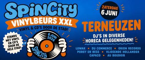 Vinylbeurs XXL (Spincity) in Terneuzen.