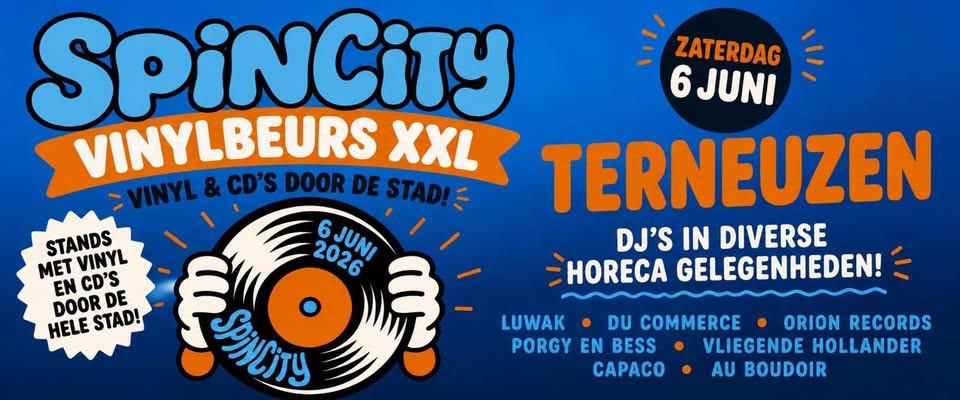 Vinylbeurs XXL (Spincity) in Terneuzen.