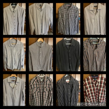 Kledingpakket heren blouses lange mouw