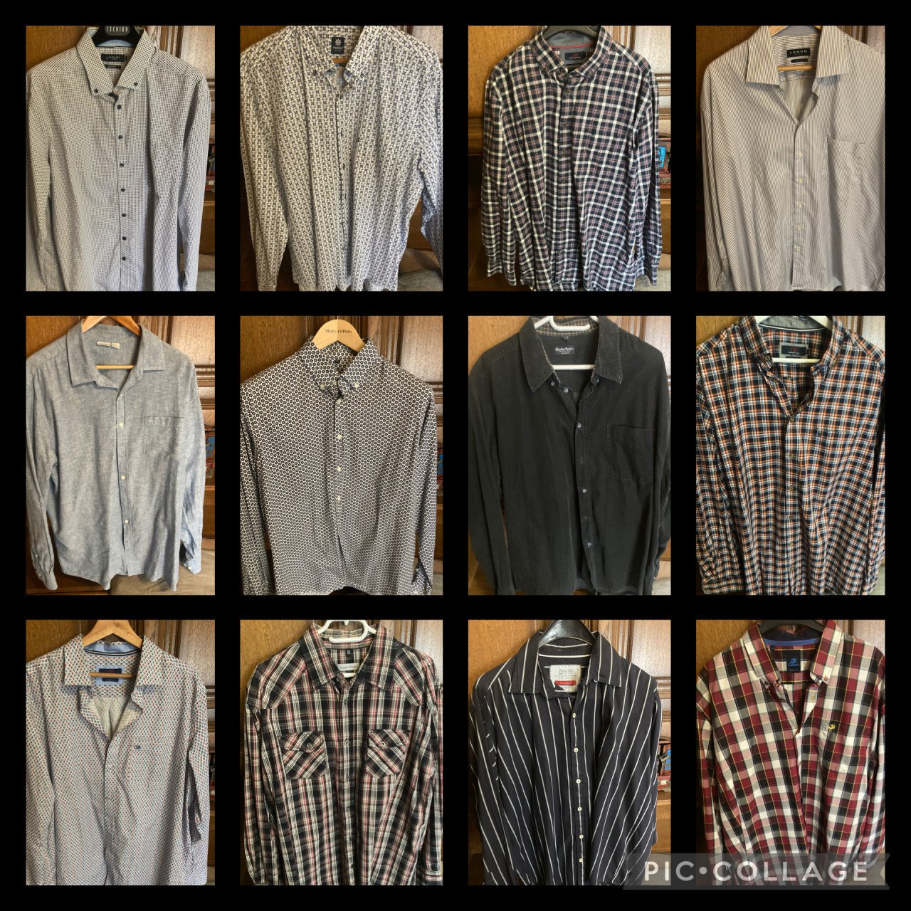 Kledingpakket heren blouses lange mouw