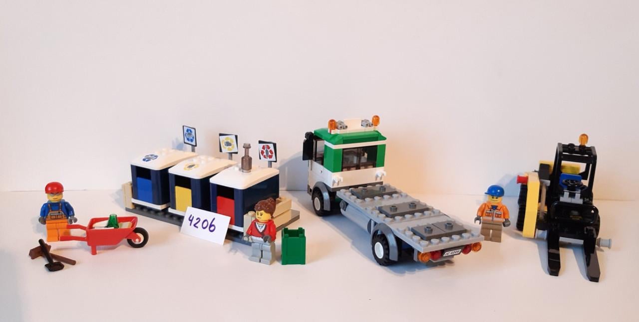 LEGO® City 4206:  Afvalverwerkingswagen + 3 minifiguren