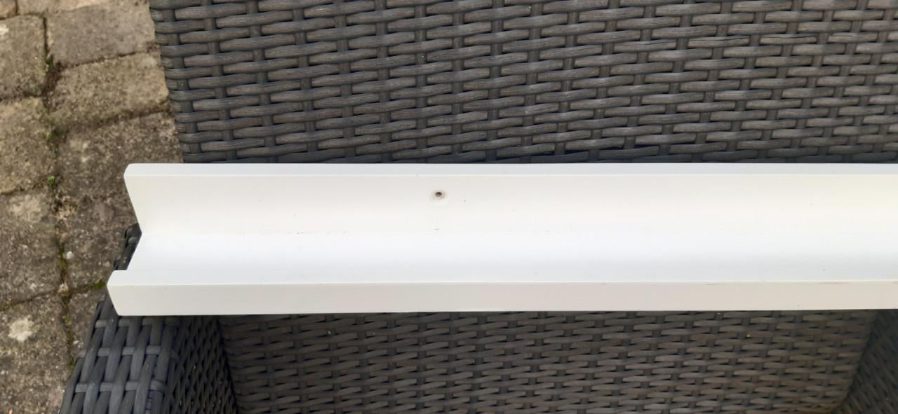 Fotoplank, schilderijenplank, display-plank  Wit MDF