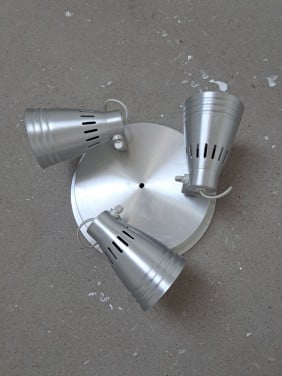 Plafondlamp met 3 spots