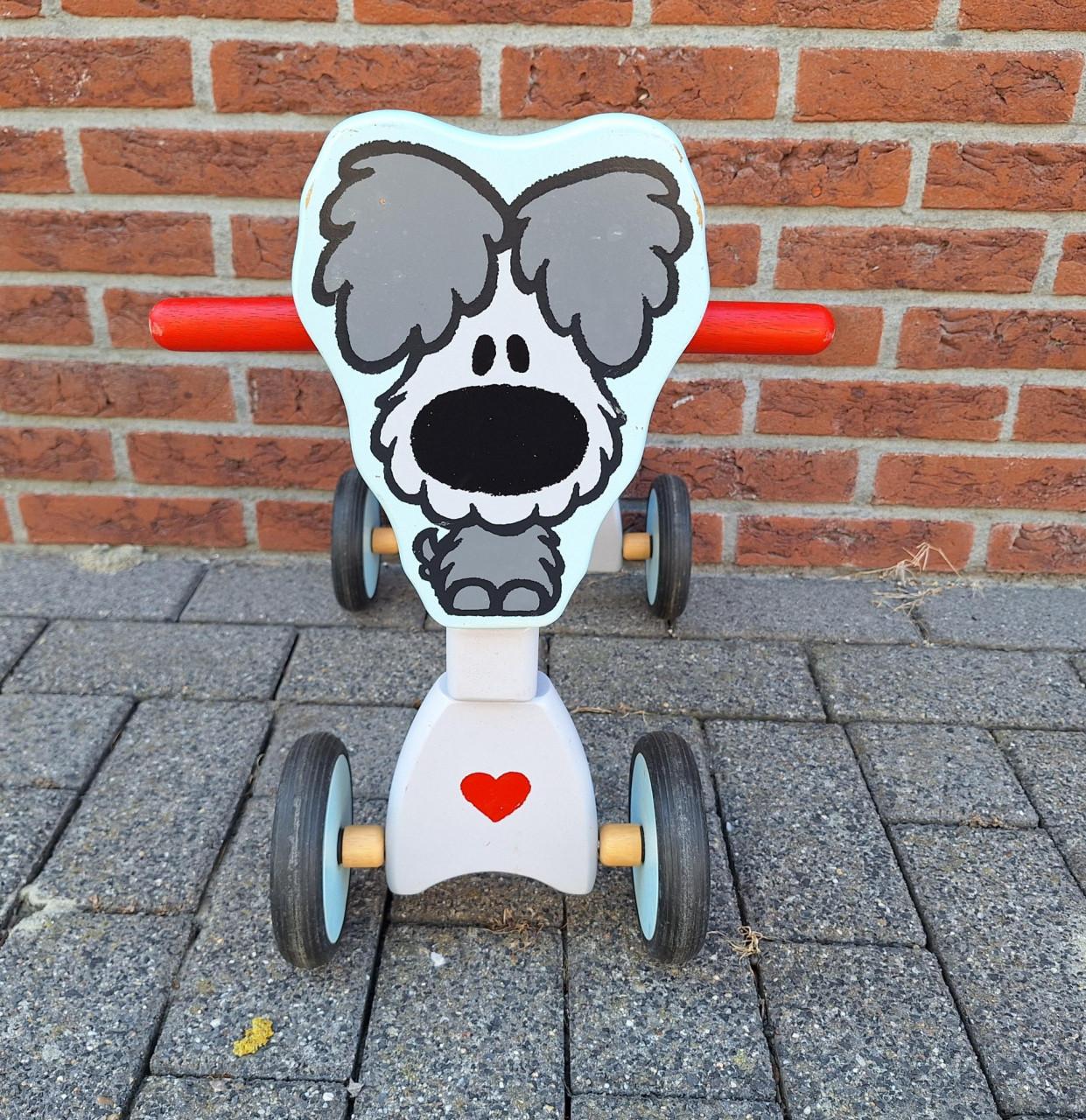 Vierwieler / loopfiets Woezel en Pip