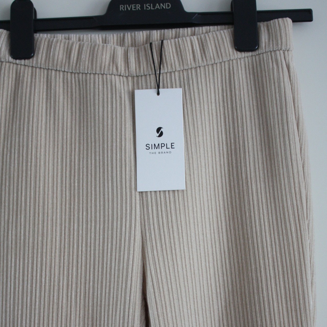 Nieuwe  creme kleurige robbroek maat xs