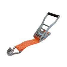 Grote zak met spanbanden, touw, elastieken enzovoort voor aanhangwagen